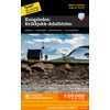 Kungsleden: Kvikkjokk - Adolfström (Mountain map detailed scale)
