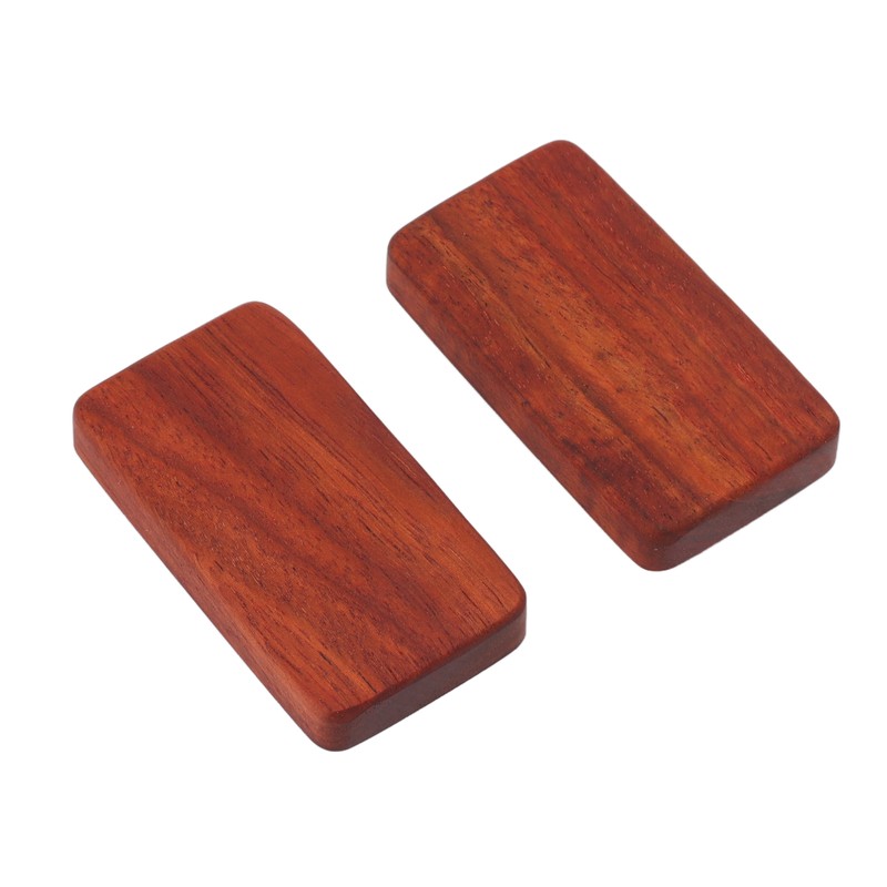Fidget Slider Red Sandalwood Stress Relief Engraved Fingertip Fidget Slider