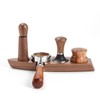Wooden Coffee Tamper Holder Coffee Tamper Mat Stand Coffee Maker