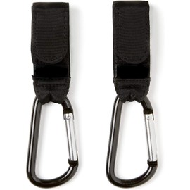 Tuokay Universal Hooks, 2 Pram Hook Clips for Changing Bags, Prams, Bags, Trailers, Handbags