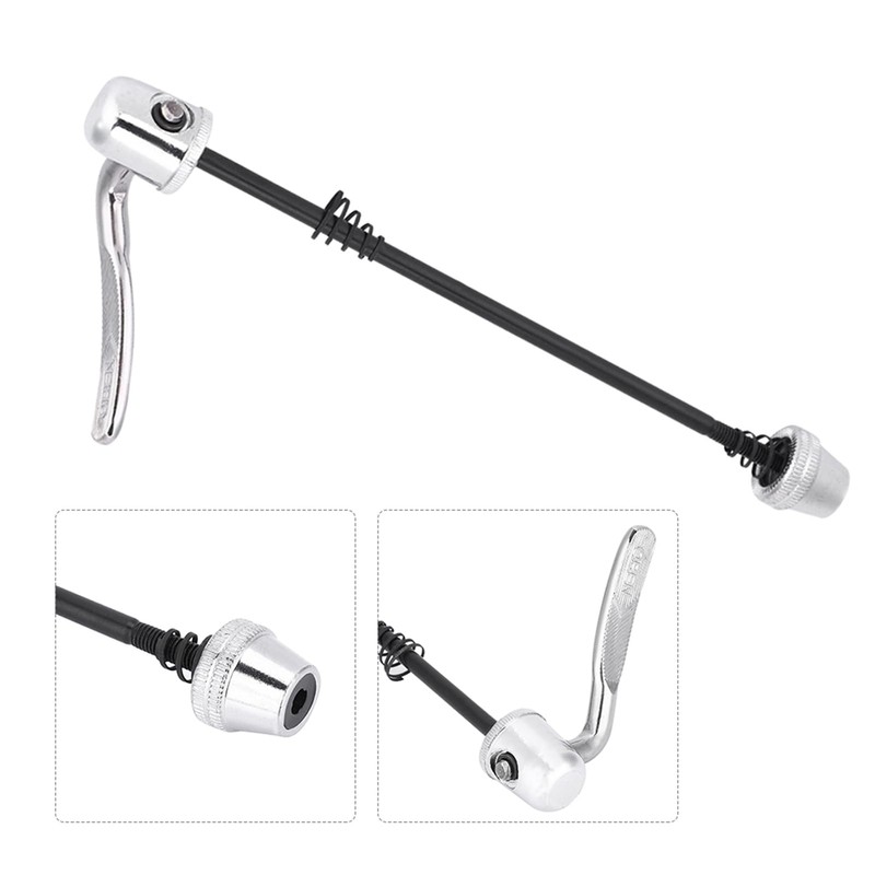 Alomejor Bicycle Skewer Steel Bicycle Quick Release Skewer Lightweight Quick