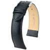 HIRSCH Kansas Watch Strap - Durable Calf Leather Buffalo Embossed