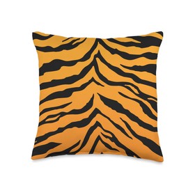 Styleuniversal Accessories Tiger Animal Print Throw Pillow, 16x16, Multicolor