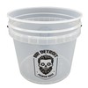 Detroit Axle - 3.5 Gal Car Wash Bucket, Plastic White