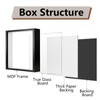 6x6 Shadow Box Frame, 3D Picture Frame Display Cas with