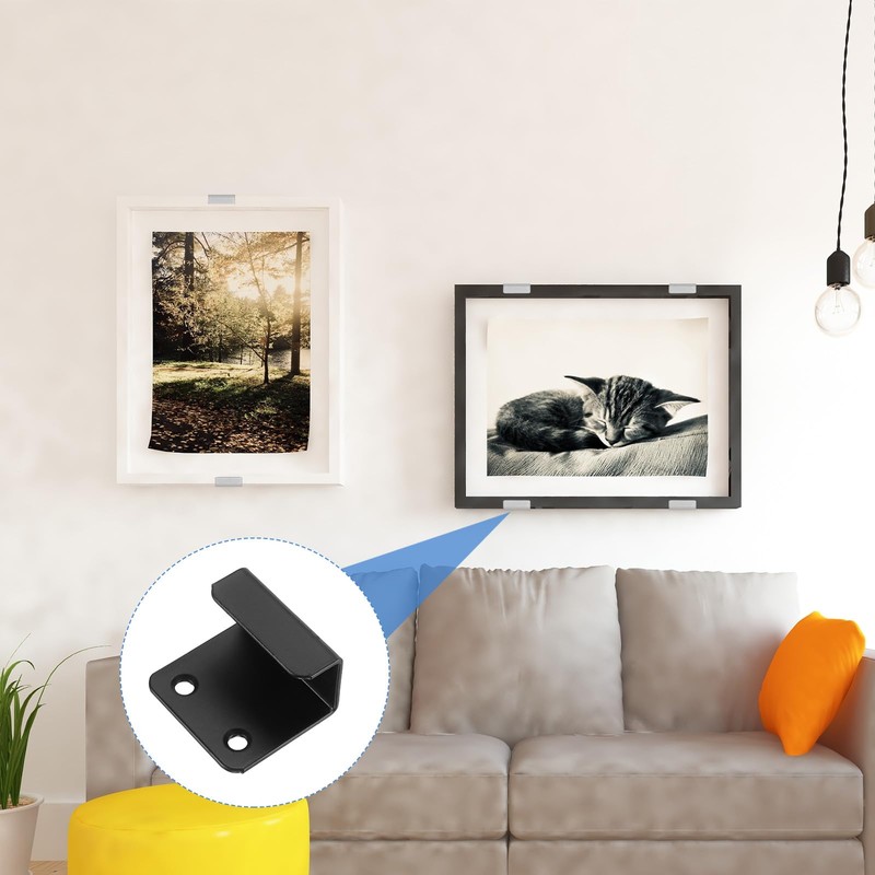 sourcing map 10 Pcs Stainless Steel Tile Hanger, Tile Display