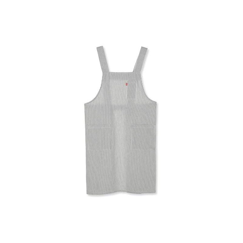 Edwin Hickory Apron, 2 Stage Adjustable Back Button, H-Shape, Both