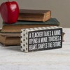 Primitives by Kathy 21495 Polka Dot Trimmed Box Sign, 3"