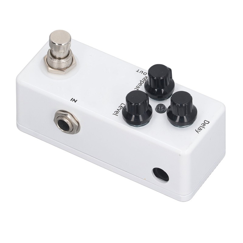 Guitar Delay Pedal Aluminum Alloy LED Indicator 3 Knobs Control