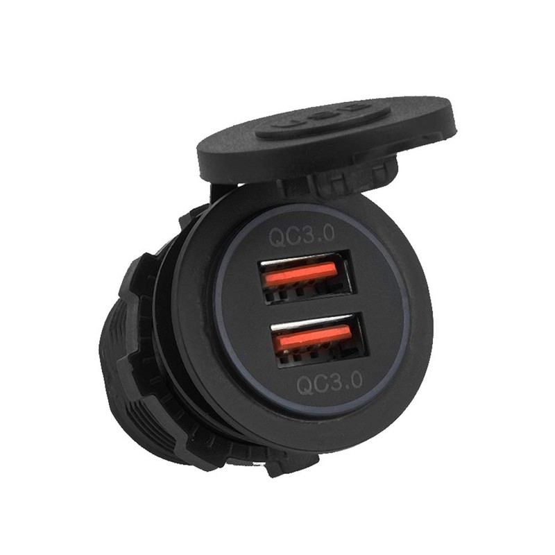 Dual USB Charger, Dual QC3.0 Quick Charge Dual USB Charger