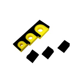 3D Tool Trays MagAttach Ratchet Organizer Kit (3 Piece Set (2-Pack), Yellow/Black)