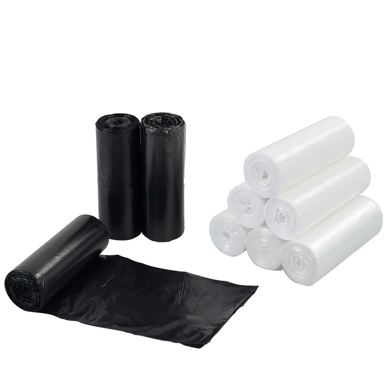 Minekkyes 13 Gallon Tall Kitchen Trash Bags, Large Clear Plastic