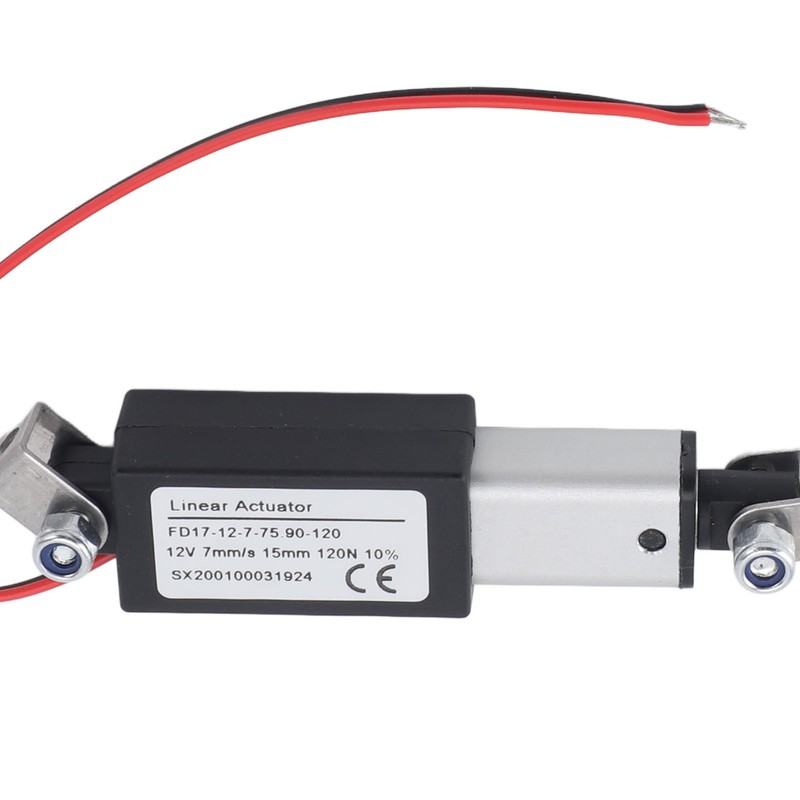 12V Electric Linear Actuator 15mm Stroke 120N Heavy Duty Mini