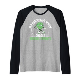 Brussel Sprouts Recipes Funny Ogranic Fresh Vegetable Food Raglan Baseball Tee