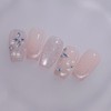 Pearl Drop Handmade Nail Tips - Almond Long / 펄드롭
