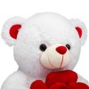 BEJOY Teddy Bear Stuffed Animals Plush Bear Holding Rose Soft