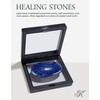 KALIFANO Lapis Lazuli Palm Stone with Healing & Calming Effects