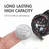 Tenergy CR1616 3V Lithium Cell Batteries, for Keys, Handheld Game