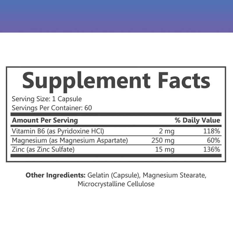 Angry Supplements JUST PURE ZINC WITH MAGNESIUM & B6 IMMUNE