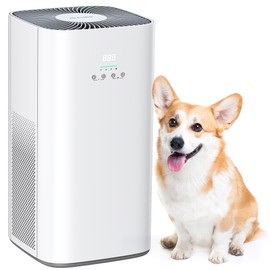 VUSIGN Air Purifier for Home Large Room & Pets, Covers Up to 1800 ft² with CADR 242 CFM, H13 HEPA Filter, Air Quality Display, Smart App Control, Quiet Sleep Mode, Remove Dust, Smoke & Odor