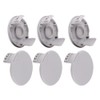 6Pcs Trimmer Spool Caps, Replacement Spool Cover Caps, Compatible with