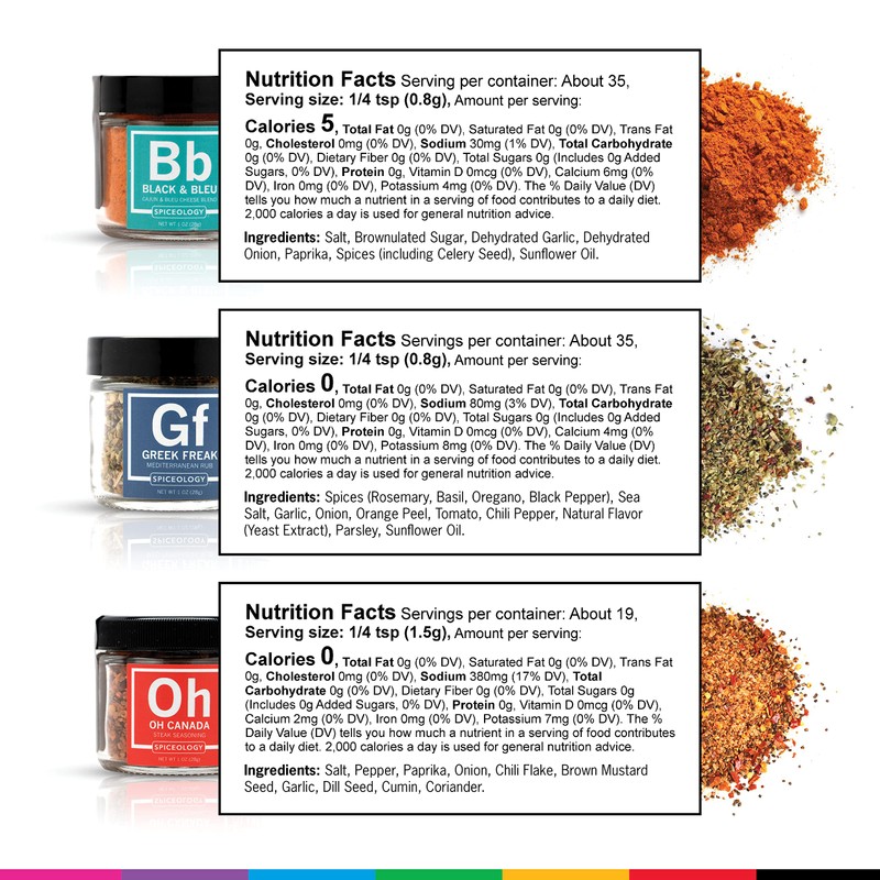 Spiceology – Ultimate Rub Collection – 12 Gourmet Spices &