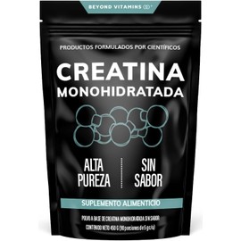 Creatina Monohidratada Micronizada en Polvo 100% Alta Pureza Certificada Pre Workout 90 porciones de 5g Disuelve rápido - Suplemento Alimenticio- Veganos y/o vegetarianos Proteina Creatine Monohydrate Pre Entreno 450g