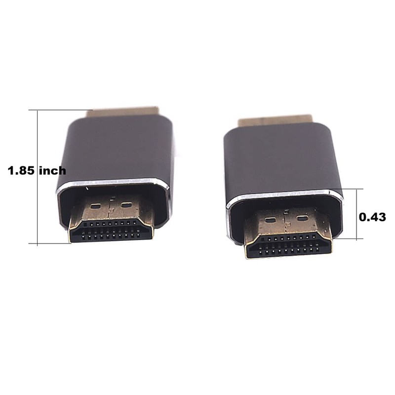 Kework 2 Pack HDMI 8K Extender, HDMI 2.1 Version Male