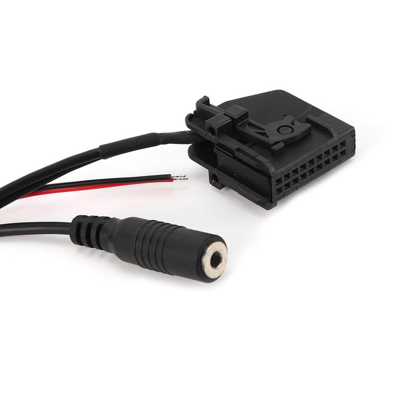 Akozon Car Bluetooth Microphone Interface Converter AUX Cable Adapter Cable