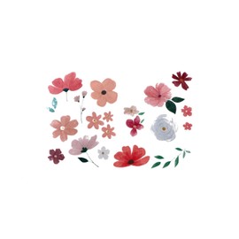 PartyDeco Tattoos Washable Flowers for Parties Hen Party Birthday Decoration Boho Tattoos Temporary