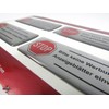 BIKE-label 403013 Silver 3D Letterbox Sticker 4 x No Advertising