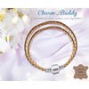 Charm Buddy 37cm / 20cm Womens Double Wrap Braided Leather
