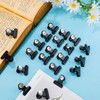 Sabary 30 Pieces Push Pins Clips Bulldog Thumbtack Clips Plastic