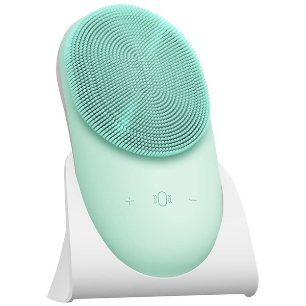 cepillo para polvo de limpieza facial sónico 3 en 1