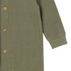Gerber Baby Boys' Hooded Romper, Olive, 18 Months
