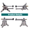 youjupazi 7/8" Shaft Vertical Pressure Washer Pump 2600-3000 PSI @2.5