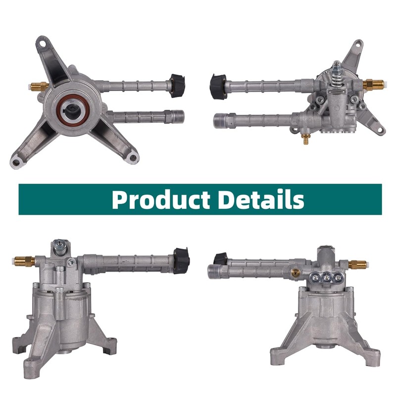 youjupazi 7/8" Shaft Vertical Pressure Washer Pump 2600-3000 PSI @2.5