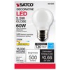 Satco 5.5-Watt LED E26 Light Bulb, 2700K, 15000 Hour Rating,