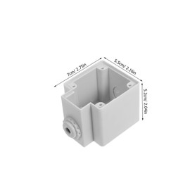 SHINEOFI 2pcs Outdoor Waterproof Electrical Box Lid Splash-Proof Socket Protector for Garden and Camping Weather-Resistant Plug Cover for Electrical Safety