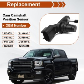 Dunviku Camshaft Position Sensor Compatible with Regal Pontiac G5 G6 Solstice Chevy Cobalt Equinox HHR Malibu Saturn Aura Ion Sky Vue Buick Lacrosse Verano Replace OEM 2131690 12577245