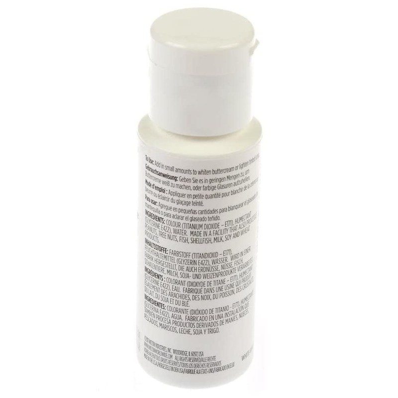 Wilton 603-1236 Liquid Color, 2-Ounce, White