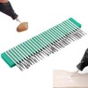 Gasea 30pcs 1/8" Shank Diamond Coated Burr Drill Bits for