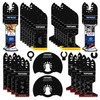 TOPOARC 28 PCS Oscillating Saw Blades Quick Release Saw Blades
