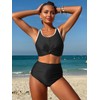 ZAFUL High Waisted Bikini Sets for Women Two Piece Swimsuit
