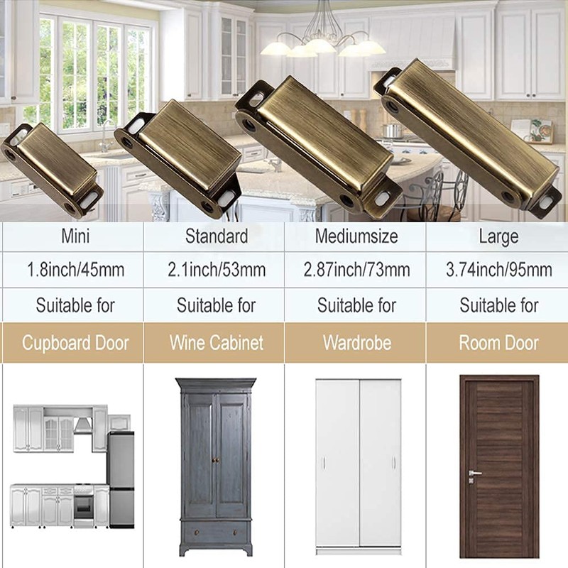 Kitchen Cabinet Magnets Closure CBRIVE 2 Pack Cabinet Magnetic Catch