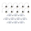 Paulmann 92115 Recessed Light Set of 10 Swivelling Round 90