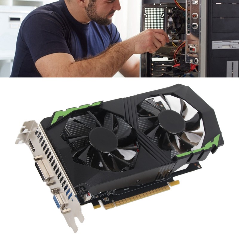 Graphics Card 128bit 4GB DDR5 1350MHz Automatic Recognition Durable Computer