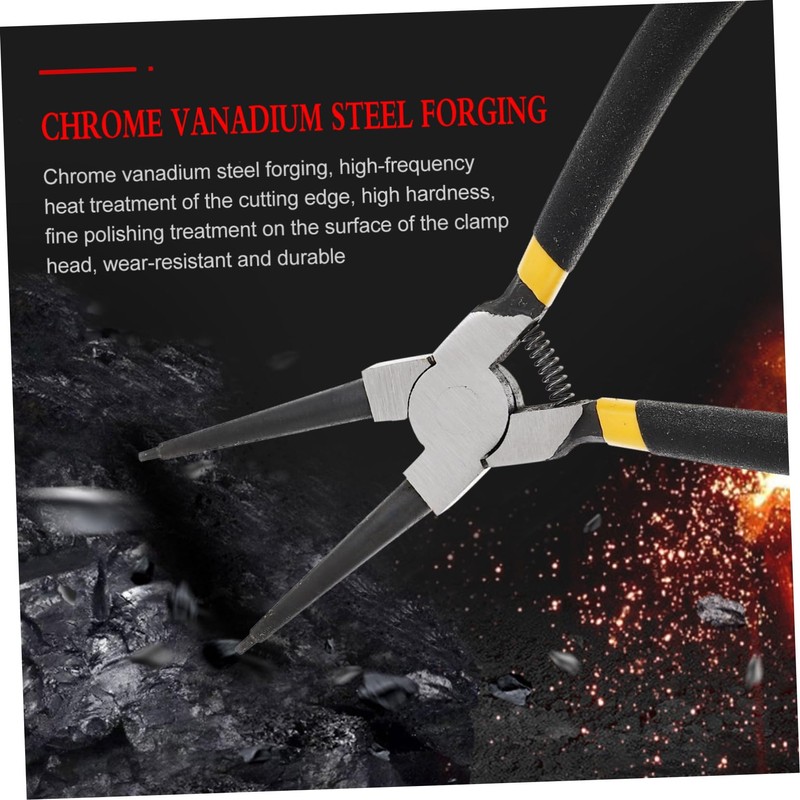 DOITOOL 4pcs Multifunctional Retainer Plier Internal External Spring Calipers Non-