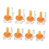 WOONEKY 8pcs Golf Mat Golf Training Tee Golfing Practices Tees