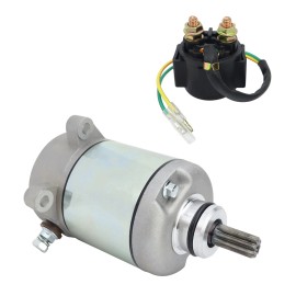 Honda 18336 Starter & Relay for Honda Trx250 Recon 1997-2001 31200-HM8-003 410-54005